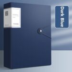 Dark Blue Pocket File Folder