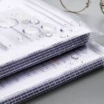 Blue Mesh Zip Document Pouch Set - Image 3