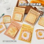 Cheese Toast Memo Pad Notes - Image 3