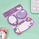 Purple Starry Memo Sticky Note Set
