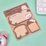 Brown Sweet Bakery Sticky Note Set