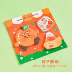 Orange Summer Mini Sticky Note Set